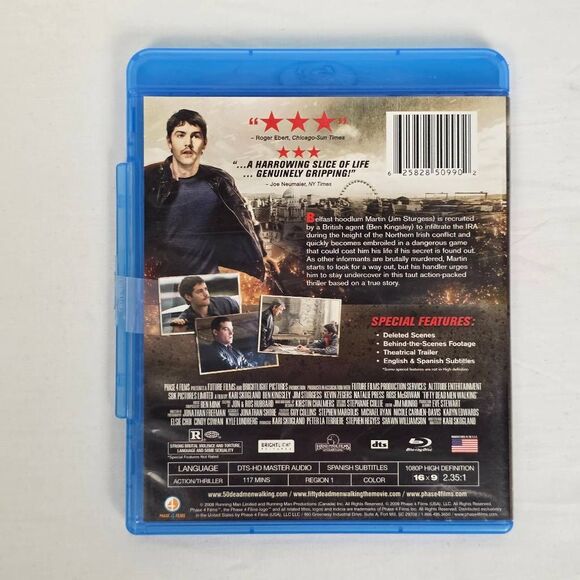 50 Dead Men Walking Blu-Ray Ben Kingsley Jim Sturgess Thriller - Picture 4 of 4